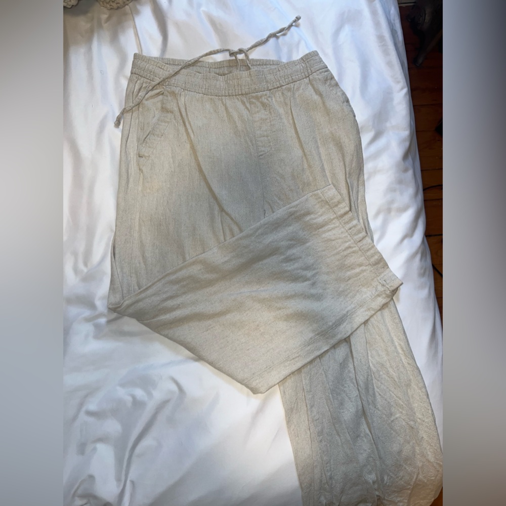 Beach linen pants